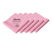 Vileda Professional Premium Microfibre Cleaning Cloths, PURmicro Active, Bathroom Glass Cloths, Streak-Free Multipurpose Cloths, Chemical-Free Power,