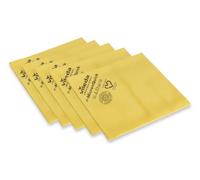 Vileda Professional r-MicronQuick Microfibre Cleaning Cloth, Yellow, 5-Pack - Recycled Microfibre for Hygienic,Streak-Free Cleaning of Touched Surfaces,Up to 99.99% Virus & Bacteria Removal (38×40 cm)