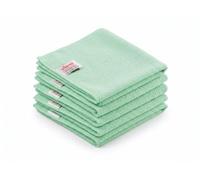 Vileda Professional, Recycled microfibre cloth Microtuff, Green, 5 pcs