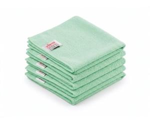 Vileda Professional, Recycled microfibre cloth Microtuff, Green, 5 pcs