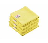 Vileda Professional, Recycled microfibre cloth Microtuff, Yellow, 5 pcs