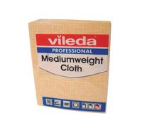 Vileda Professional Yellow Medium Weight Cloths - Pack of 10