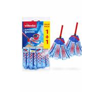 Vileda SuperMocio 3D 3 Action MOP Refill Heads - Twin Pack