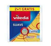 Vileda Set of 2 Soft 30% Microfibre Cloths + 1 Free, 3 Units String