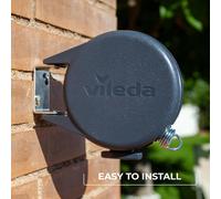 Vileda Single Cordomatic Retractable Washing Line 15m Holds up to 15kg