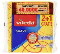 Vileda, Soft Cloth with 30% Microfiber - 2 units + 1 unit free, Pack of 4