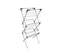 Vileda Sprint 3 Tier Foldable Clothes Airer 15m Fh159127 Silver Vileda Silver