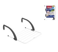 Vileda Stainless Steel Drying Rack Brezza With Resin Arms
