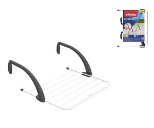 Vileda Stainless Steel Drying Rack Brezza With Resin Arms