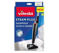 Vileda Steam Mop and 100 Degrees Celsius Hot Spray Mop Replacement Pads, Pack of 2, White