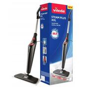 Vileda Steam Mop Steam Plus XXL Set 3.0 Folding Carpet Cleaning Pad Rotating HQ