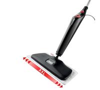 Vileda Steam Plus XXL Black Steam Cleaner, 40 cm wide, for Tile, 3 steam settings, quick heating, swivel head, portable