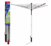 Vileda Sun-Lift Compact Rotary Airer, 40 m Drying Line, Holds 4 Wash Loads