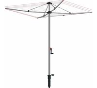 Vileda Supadry Hoist Rotary Dryer, Silver, 60m