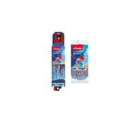 Vileda SuperMocio 3Action XL Compact Floor Mop with Extra Head Replacement, Mop for Cleaning Floors, Set of 1x Mop and 1x Refill, 12 x 11 x 48 cm,