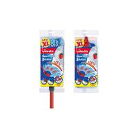 Vileda SuperMocio 3Action XL Mop kit with extra refill 167042 in Red Vileda Red