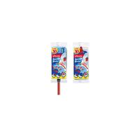 Vileda SuperMocio 3Action XL Mop with Extra Refill, Red/Grey/Blue, 15 x 6 x 117 cm