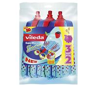 Vileda SuperMocio Action Velour Mop Heads (1 Pack of 3)