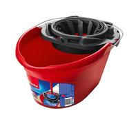 Vileda SuperMocio Mop Bucket and Torsion Wringer Red
