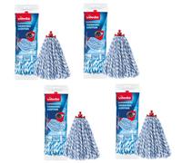 Vileda Supermocio Microfibre & Cotton Refill (Pack Of 4)