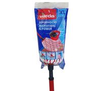 Vileda Supermocio Microfibre & Power Mop with Extendable Telescopic Handle