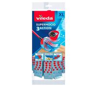 Vileda Supermocio Mop Head (Pack Of 2) Red/blue (One Size)