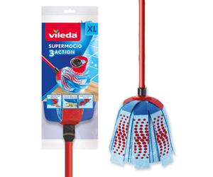Vileda Supermocio Polyester & Polypropylene (Pp) Hard Floor 3 Action Mop
