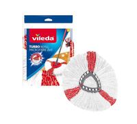 Vileda Turbo 2In1 Mop Refill Microfibre Spin Mop Head Replacement For All Turbo Systems Washable & Reusable