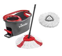 Vileda Turbo Box, Microfibre, Red/Black/White, Set
