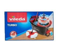 Vileda Turbo Mop and BucketOne Size Grey/Red/White ST8557