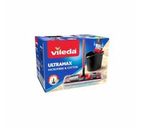 Vileda UltraMax Microfibre and Cotton Complete Mop and Bucket Set