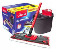 Vileda Ultramax XL Set Flat Mop Bucket Squeezer Multi Surface Microfibre Handle