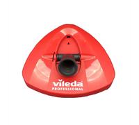 Vileda UltraSpin Mini Frame Red - Compact Microfibre Mop System with Foot-Pedal Spin, 30cm Wide Coverage