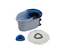 Vileda UltraSpin Mini Mop, Blue, Microfiber, Spin Mop, Wet-mops