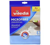 Vileda Universal Multi-Purpose Microfibre Cloth, 4er Packung