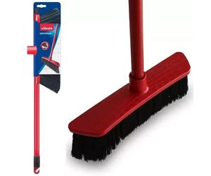 Vileda Universal Straight Soft & Stiff Synthetic Indoor Floor Broom Sweeper 1.3m