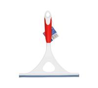 Vileda Window Squeegee, Flexible, Non-Slip Grip, Ergonomic Handle, White & Red, 3.6 x 24 x 26.7 cm 151150