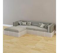 Vilemoon Under Bed Blocker Bumper for Under Furniture, Toy Blocker Stop Toy Going Under Couch, Easy to Install Under Sofa Barrier Pet Blocker for Pets Kids (90.6"L*9"H)