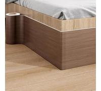 Vilemoon Under Couch and Bed Blocker for Pets or Toys Adjustable Tape Barrier to Prevent Items from Getting Stuck Under Furniture (Brown, 30 * 500cm)