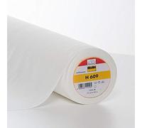 Vilene H609 High Class Iron On Fusible Knit Super Stretch Interfacing Interlining White - per metre