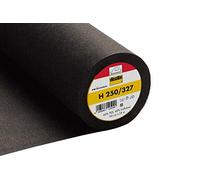 Vilene Interfacing Iron On - Firm H250 - Colour & Size Options (Charcoal (327), Half Metre x 90cm)