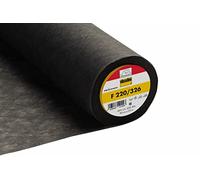 Vilene Iron-on nonwoven interfacing F 220 charcoal-coloured; width 35.10 inch/90cm, price per meter