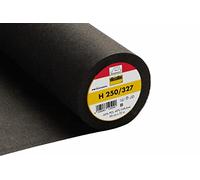 Vilene Iron-on nonwoven interfacing H 250 charcoal-coloured; width 35.10 inch/90cm, price per meter