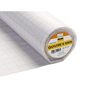 VILENE Quilters Grid Iron On Interlining 112cm Wide - 15 Metre Roll