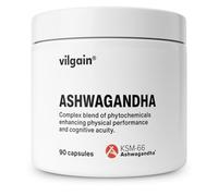 Vilgain Ashwagandha | Effective Extract KSM-66 | Anti-Stress Effect | Support of Memory and Physical Performance | 90 Capsules/Month