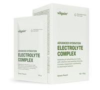 Vilgain Electrolyte Complex Drink Powder (100 g) Green Peach - 10 x 10 g Electrolyte Hydration Drink with Magnesium, Potassium & Vitamin C, Sports Hydration Powder Sachets for Training & Daily Use