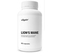 Vilgain Lion's Mane - Vital Mushroom with 30% Polysaccharides, Supports The Nervous System, Immunity, Cognitive Functions & Stress Relief, Vegan, Highly Concentrated Extract, 90 Capsules