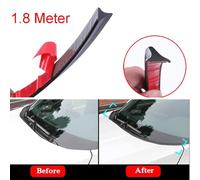 Vilgftyiet 1.8M Rubber Windshield Seal Strip Moulding for Car Front Hood Wind Deflector Trim, Fits Plastic Panel Under Wiper