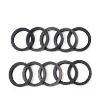 Vilgftyiet 10-Pack Rubber Gas Can Spout Gaskets - 3 cm ID / 3.8 cm OD O-for Ring Seals for Fuel Tank Nozzles, Black, Non-Abrasive & Rust-Proof Replacement Washers