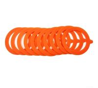 Vilgftyiet 10 Pcs Silicone Replacement Gasket for Jar Lids, Airtight Rubber Seals Rings 9.5cm OD for Glass Food Storage Jars, Heat Resistant Reusable Sealing Rings for Canning Pickles Sauces Home